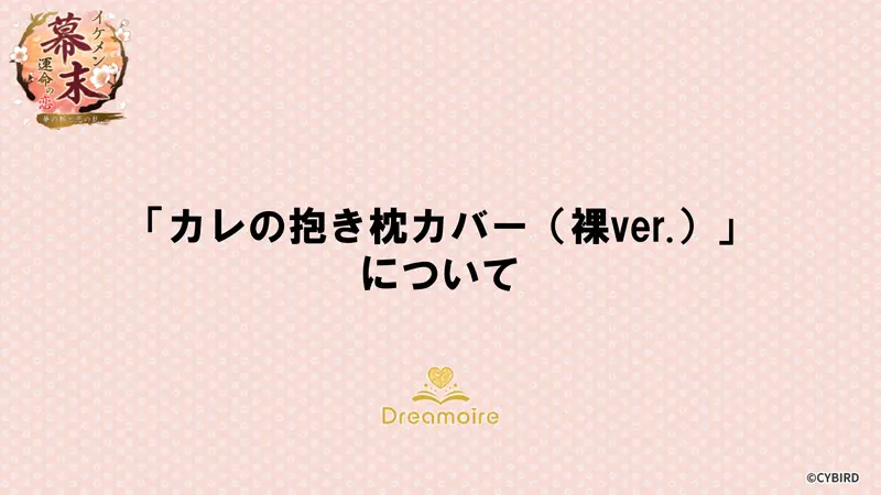 「カレの抱き枕カバー（裸ver.）」についての画像です。